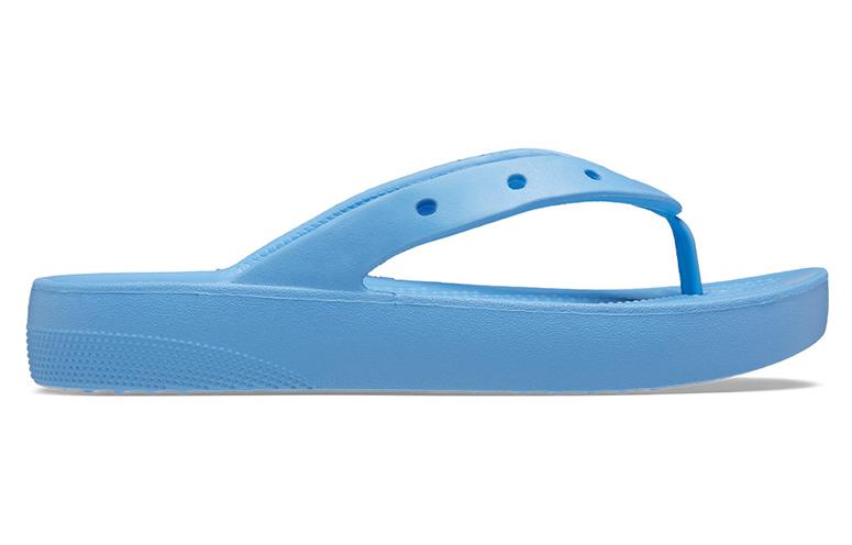 (WMNS) Crocs Classic Platform Flip 207714-4TB
