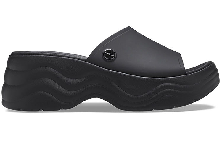 (WMNS) Crocs Skyline Slide Sandals 'Black' 208182-001