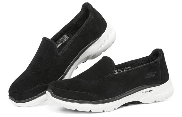 (WMNS) Skechers Go Walk 6 'Black White' 124528-BKW