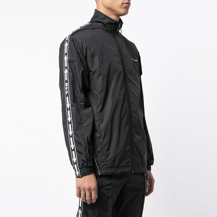 Off-White Track Jacket 'Black' OMBD010S19A230011000