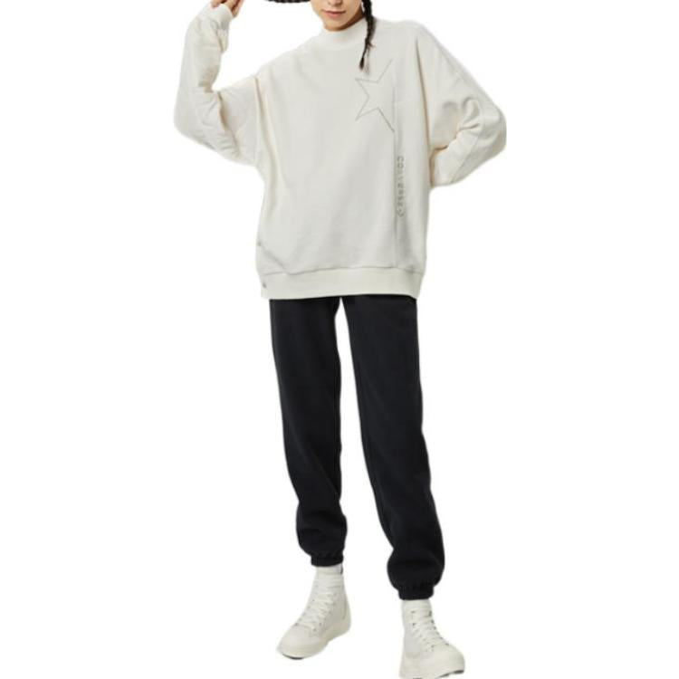 (WMNS) Converse Cozy Utility Crew Asia Sizing 'White' 10025056-A01