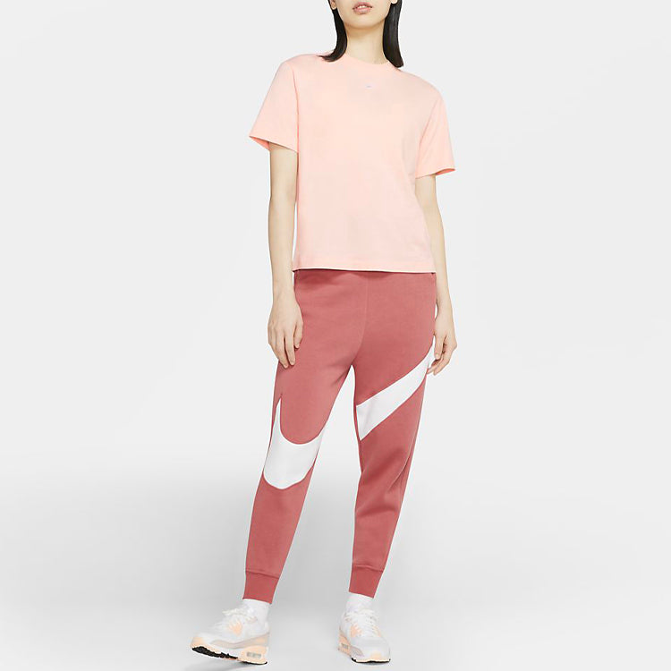 (WMNS) Nike Sportswear Essentials Embroidery Logo 'Pink' CT2588-664