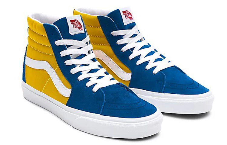 Vans Customs Color Block Sk8-hi 'Blue Yellow' VN0A3CST009