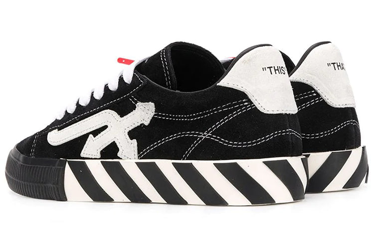 (WMNS) Off-White Arrow Vulcanized Low 'Black White' OWIA216S20LEA0011001