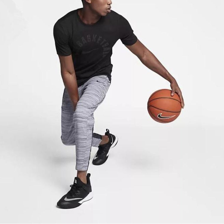 Nike Running Training Knit Bundle Feet Sports Pants Gray 857060-010