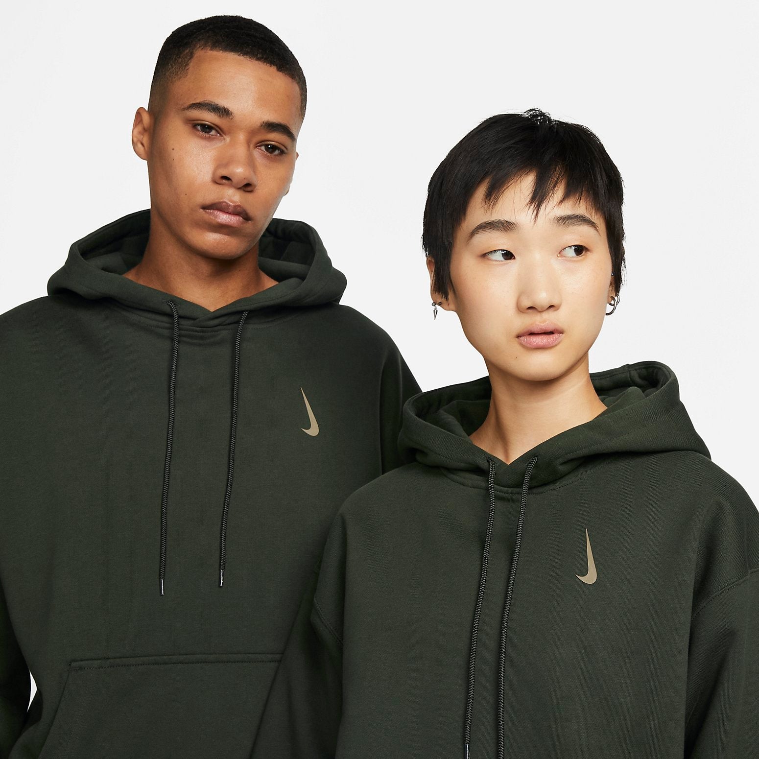 Nike x Billie Eilish Fleece Hoodie 'Sequoia Mushroom' DQ7750-355