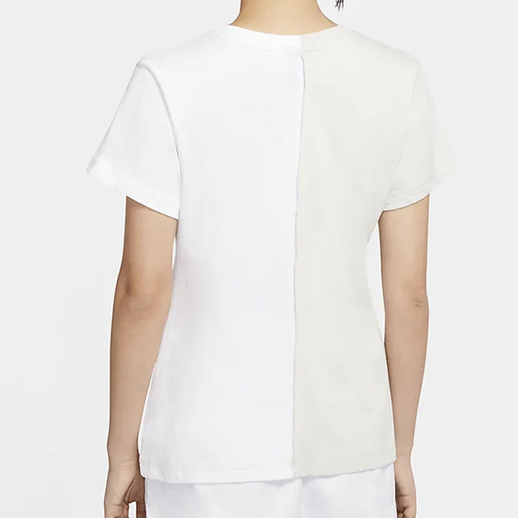 (WMNS) Nike Casual Training Sports Short Sleeve White CU5808-072