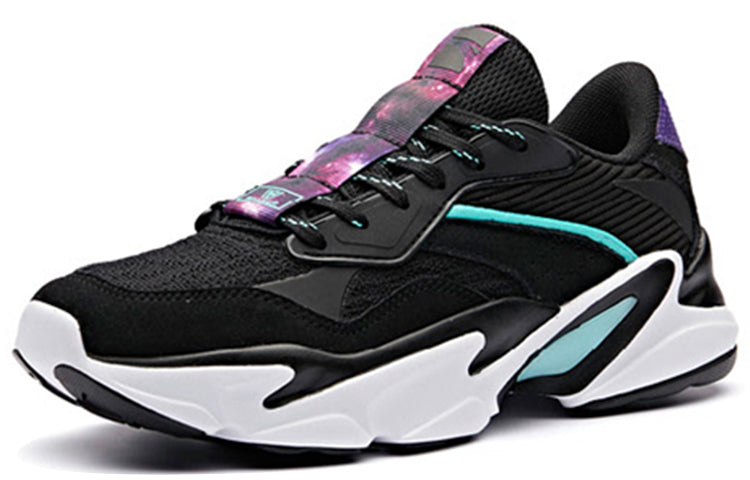 (WMNS) ANTA Life Retro 'Dad Shoes Black Green' 12838808R-5
