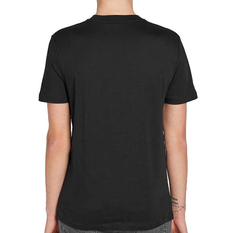 McQ Alexander McQueen Swallow Short Sleeve Unisex Black 277605-RKH36