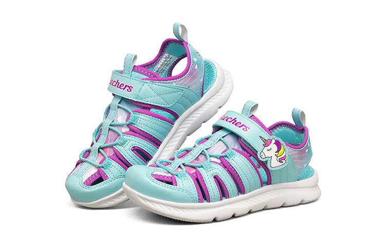 (GS) Skechers C- Flex Sandal 2.0 'Blue' 302721L-TQMT