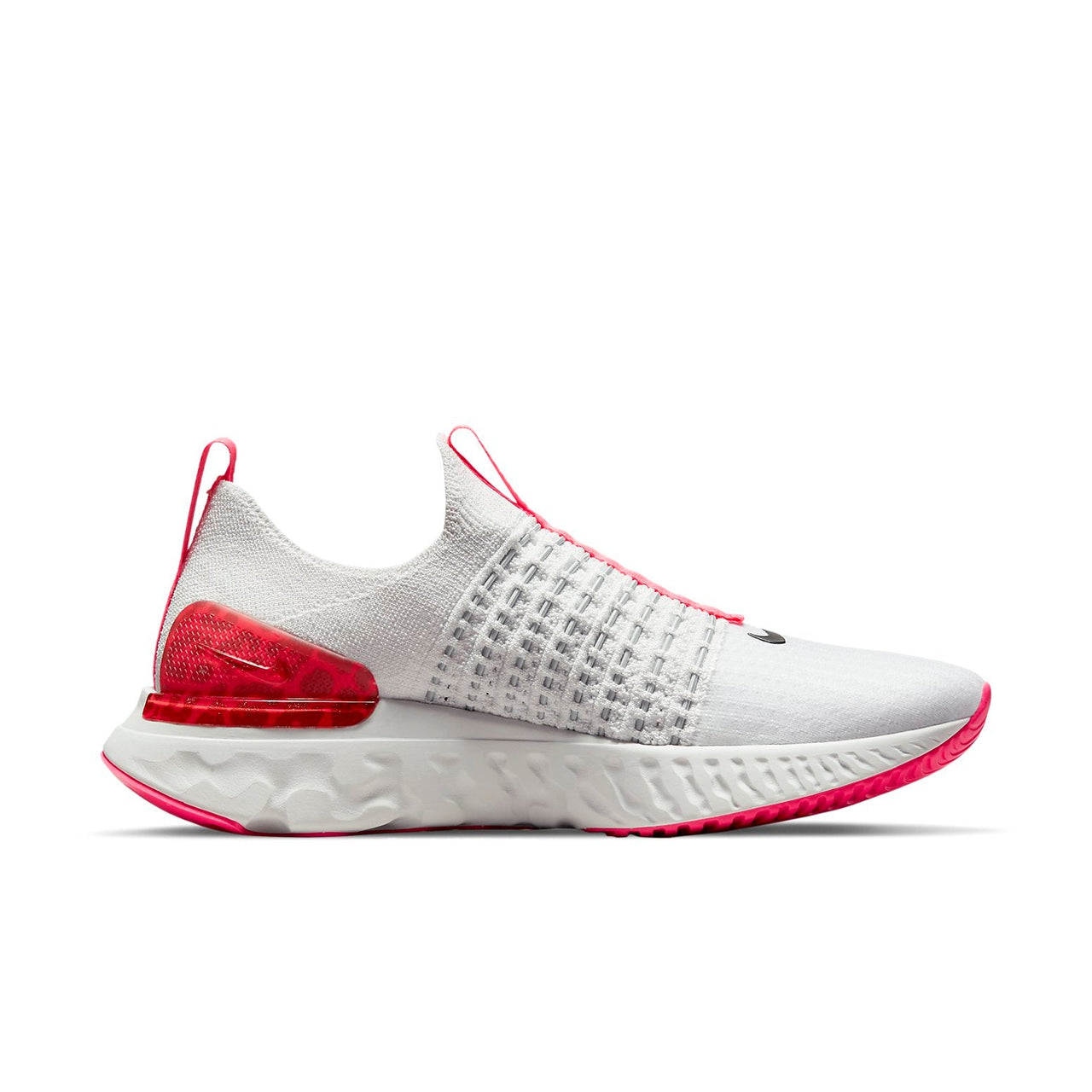 (WMNS) Nike React Phantom Run Flyknit 2 'Platinum Tint Chile Red' DM8064-001