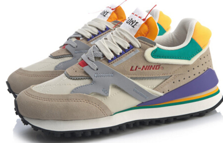 (WMNS) Li-Ning 001 'Khaki White Grey' AGCP382-4