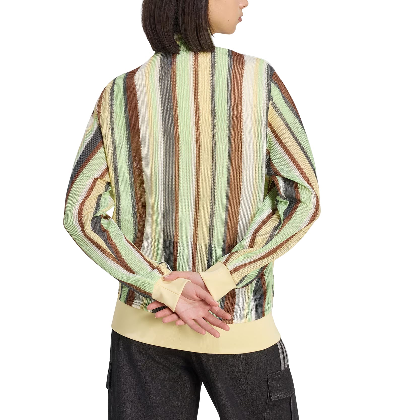 (WMNS) adidas Summer Glow Knitted Firebird Track Jacket Asia Sizing 'Easy Yellow' KY2032