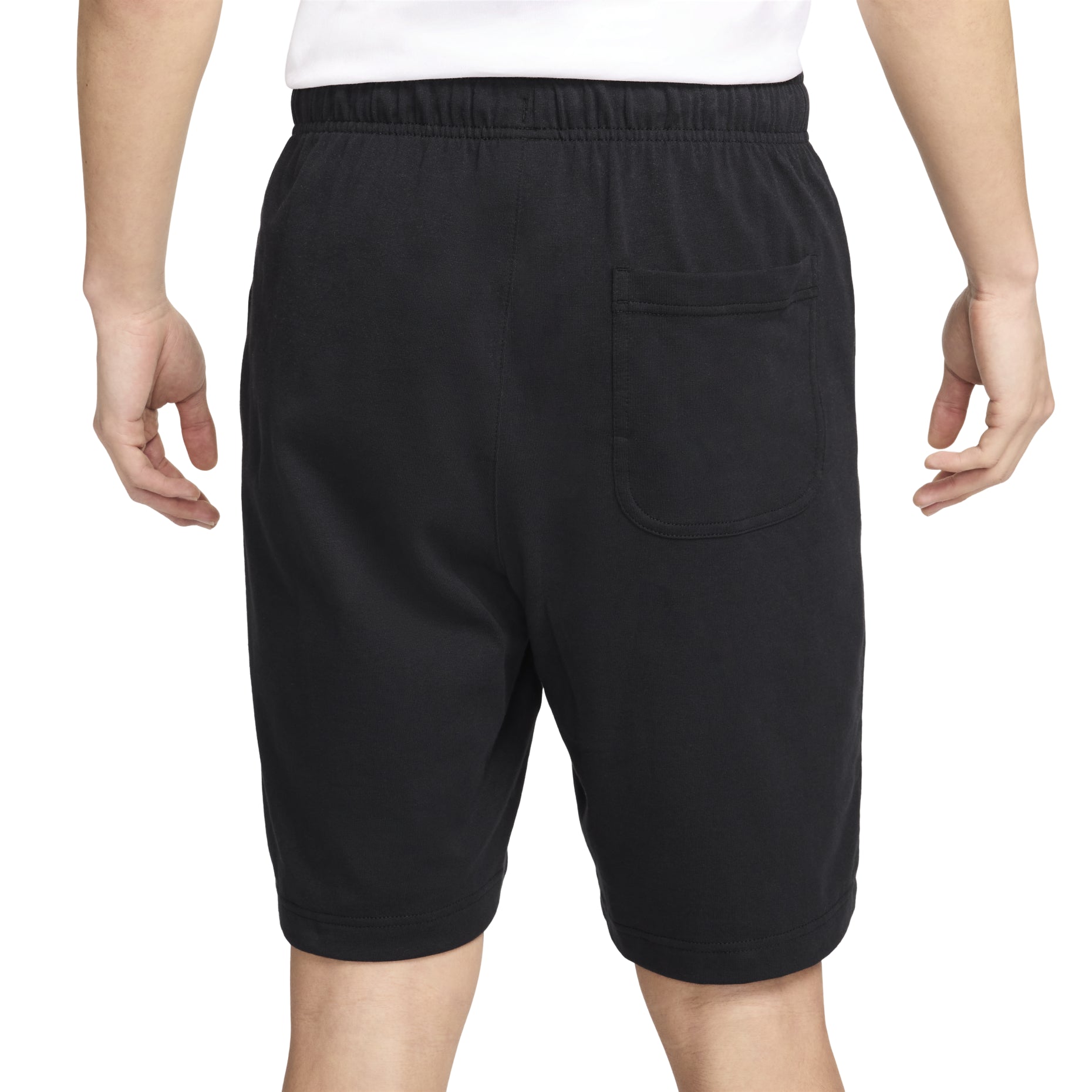 Nike Sportswear Club Solid Color Cotton Casual Shorts Black BV2773-010