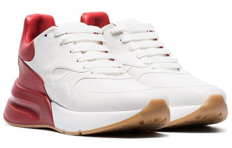 Alexander McQueen Oversized Sneakers 'White Lust Red' 553683WHRU39092
