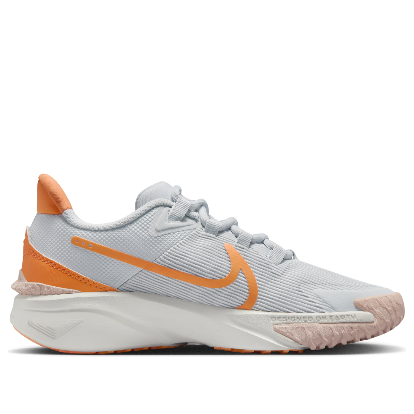 (GS) Nike Star Runner 4 'White Orange' DX7615-008