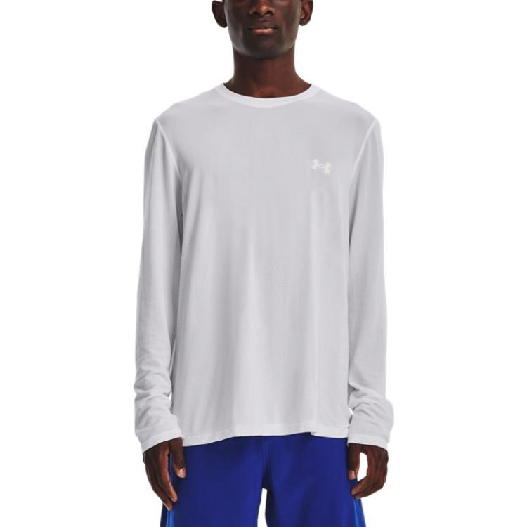 Under Armour Seamless Stride Long Sleeve 'White' 1375693-100