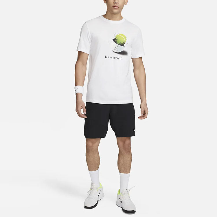 Nike Court Dri-FIT Tennis T-Shirt 'White' FD0030-100