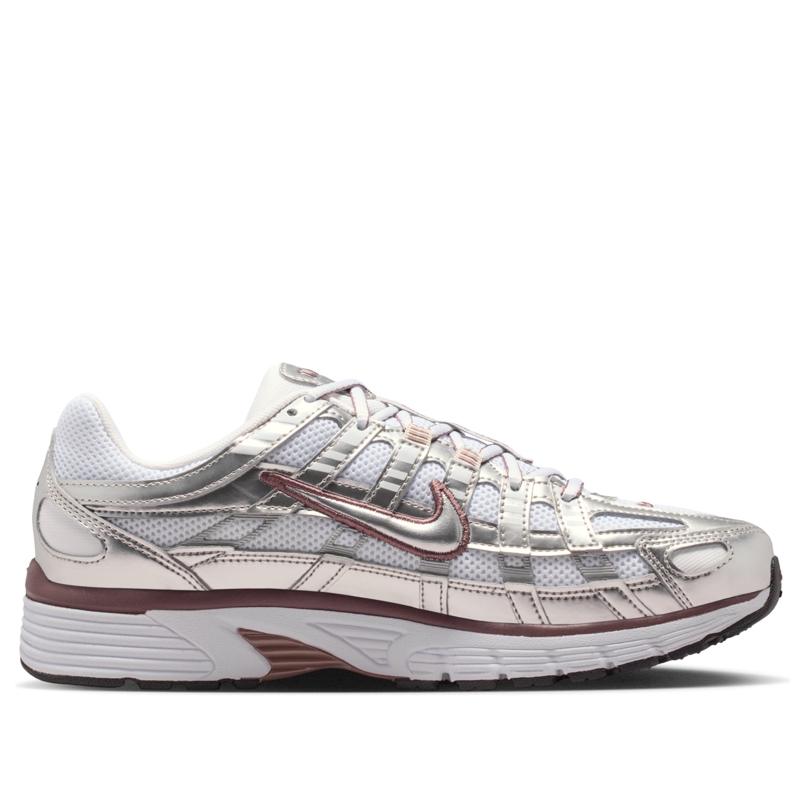 (WMNS) Nike P-6000 'White Metallic Silver' BV1021-110