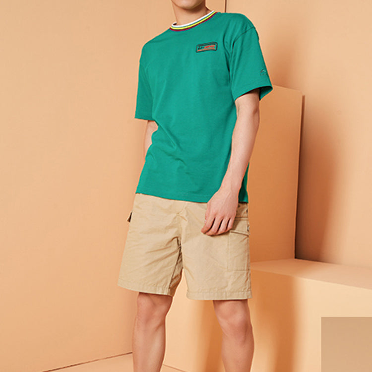 Li-Ning Paris fashion week SS20 Series Short Sleeve Green AHSQ111-1