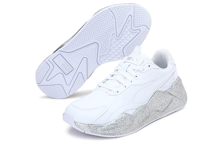 (WMNS) PUMA RS-X3 Glitz 'White Silver' 372647-01