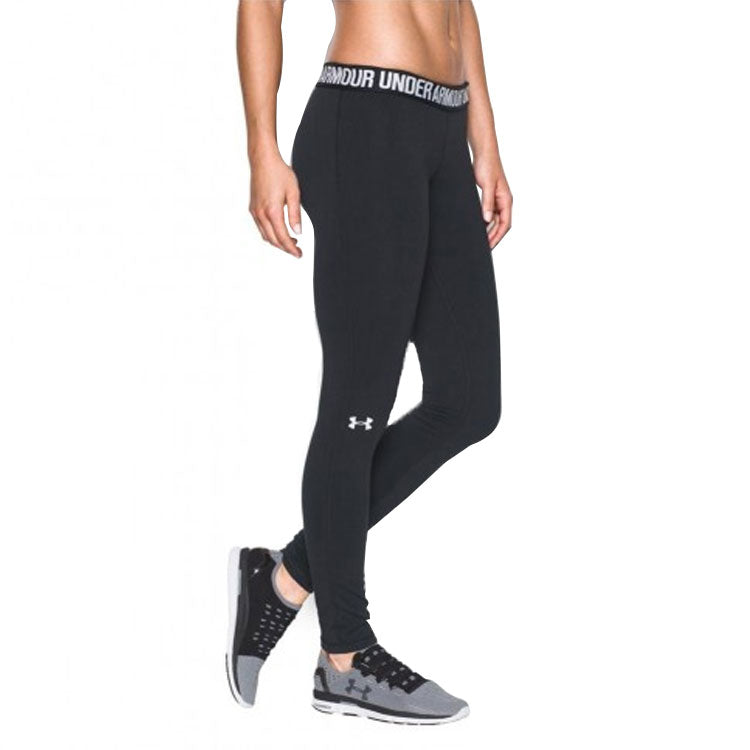 (WMNS) Under Armour Favorite Leggings 'Black Silver' 1287136-001