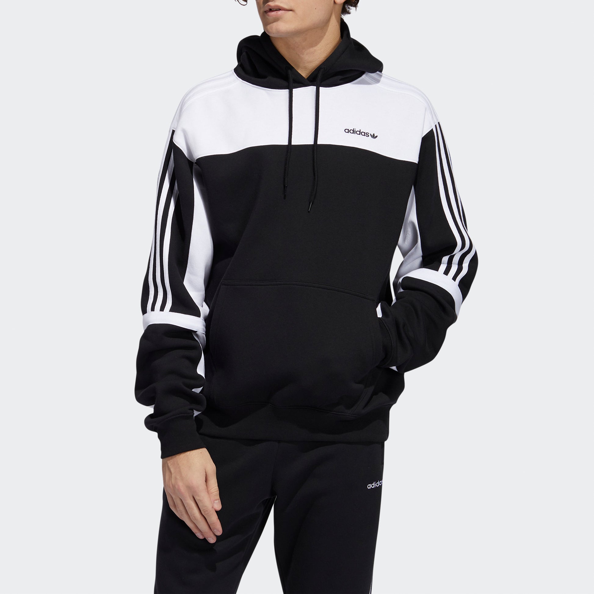 adidas originals Logo Printing Colorblock Sports Black White GD2077