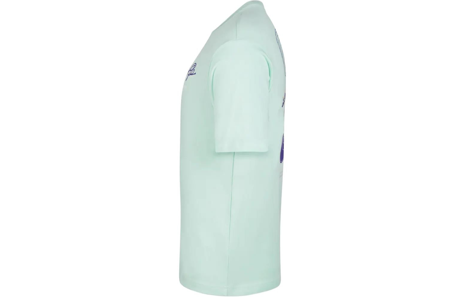 Men's Air Jordan Back Print Short Sleeve Mint Green T-Shirt DM1447-379