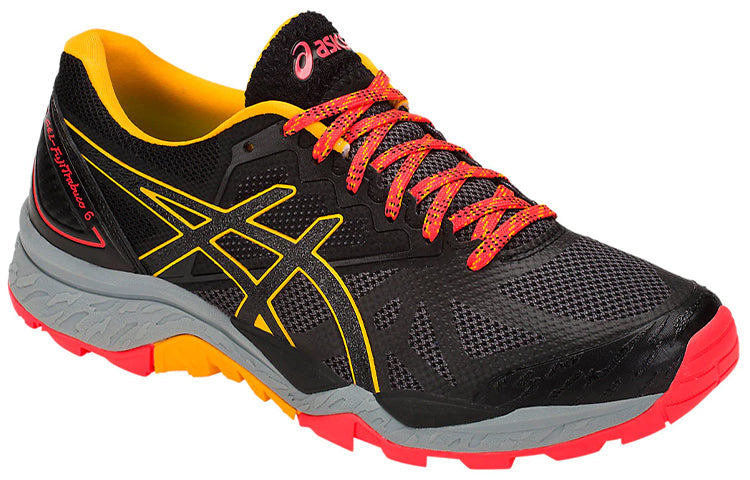 (WMNS) ASICS Gel-FujiTrabuco 6 'Black Yellow Red' T7E9N-001
