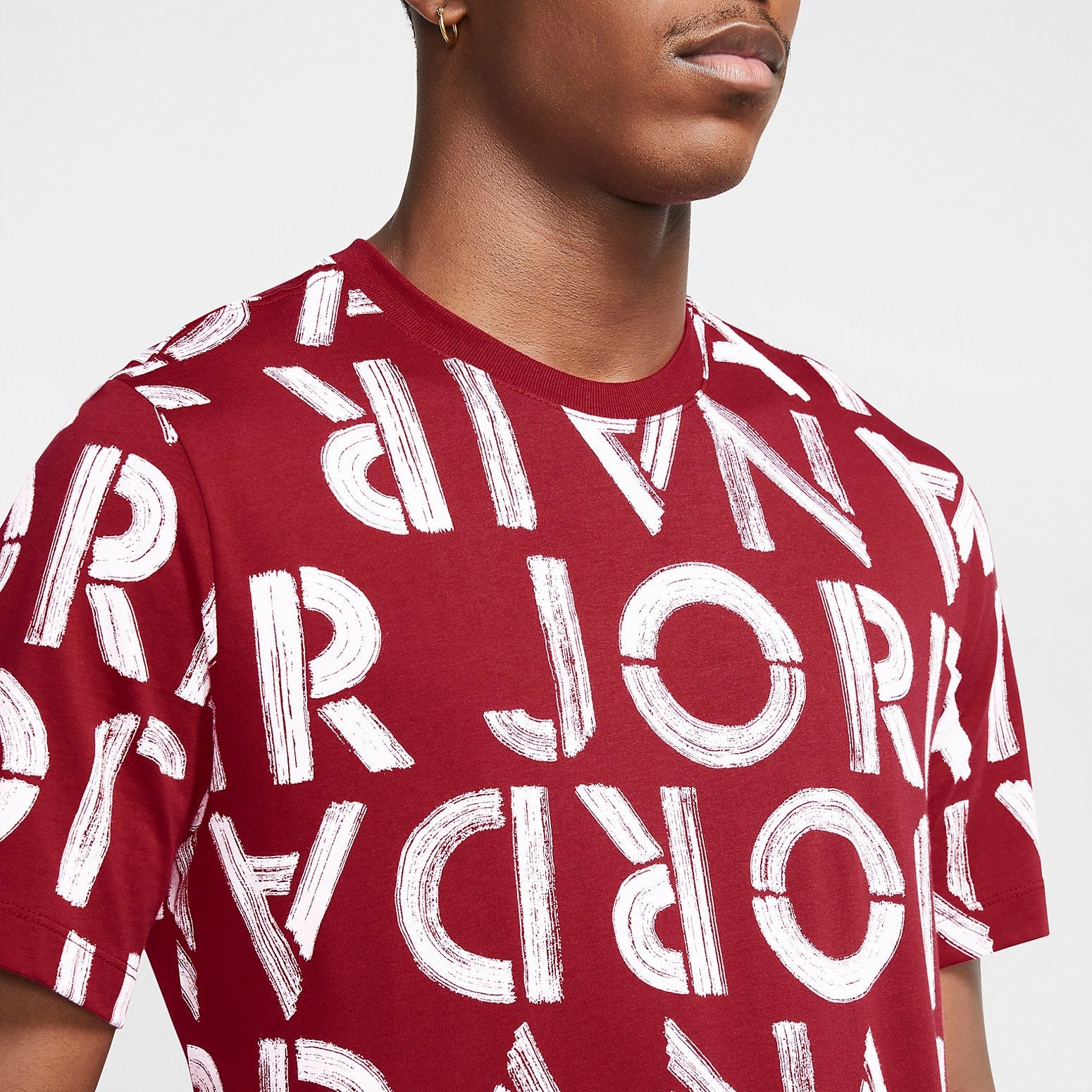 Air Jordan Printed Crew T-Shirt 'Red' CN3586-687