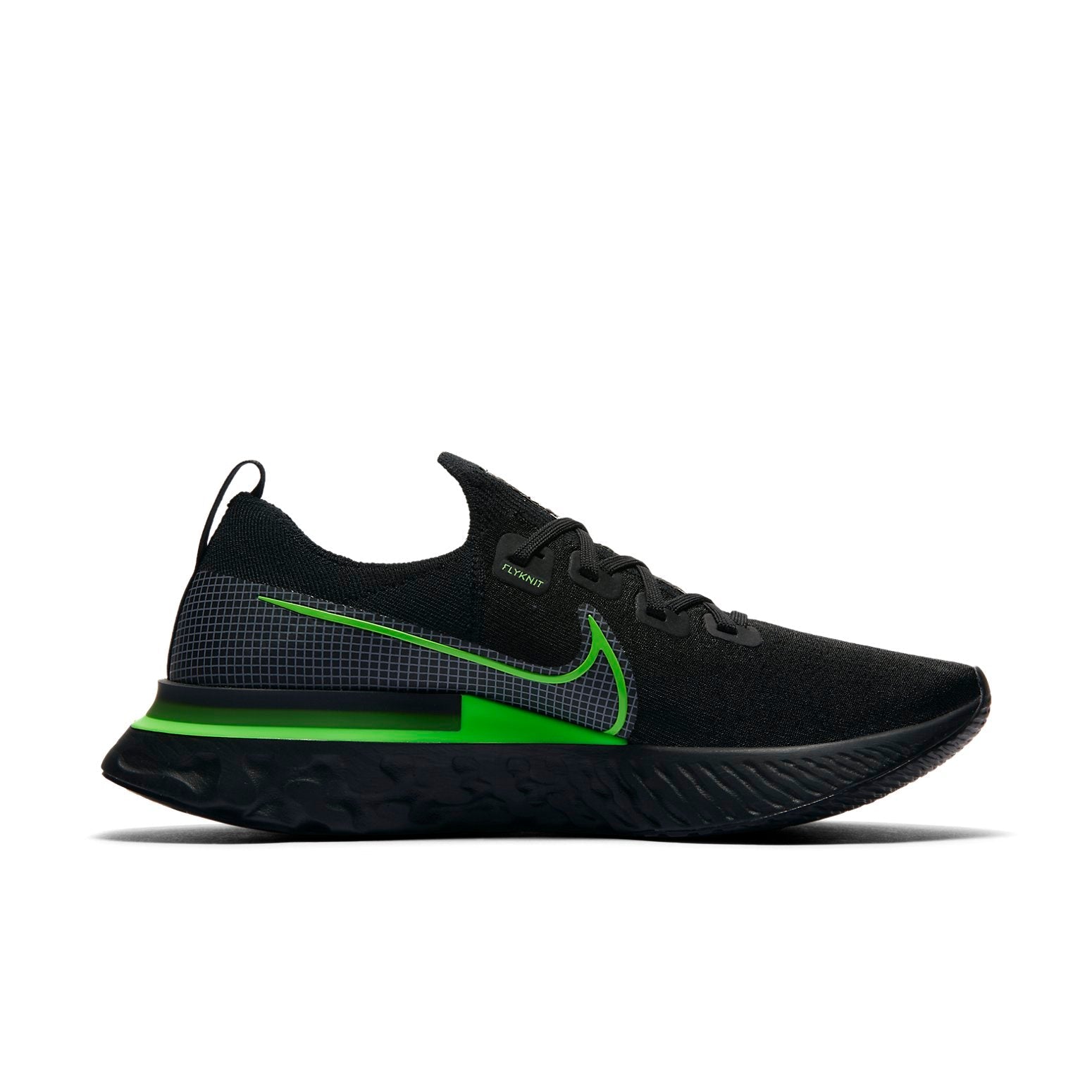 Nike React Infinity Run Flyknit 'Black Green' CZ0468-001