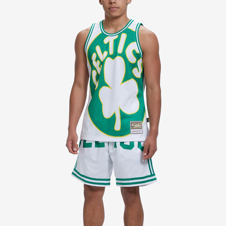 Mitchell & Ness Blown Out NBA Tank 'Boston Celtics' MSTKBW19146-BCEWHIT