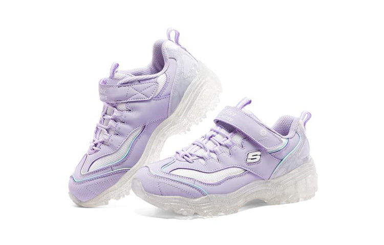 (GS) Skechers Ice D'lites 'Purple' 303907L-LVMT