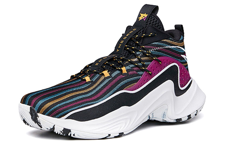 ANTA Basketball Series Sneakers Mid 'Black Multicolor' 14931601-6