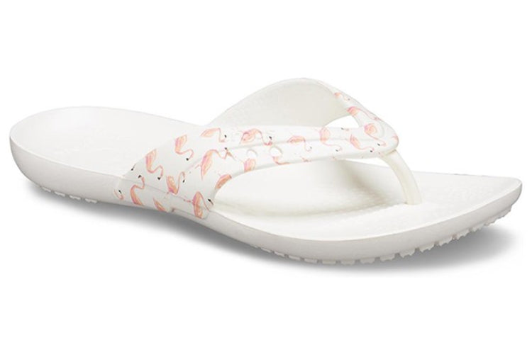 (WMNS) Crocs Kadee Summer Flip-Flops White 206190-6J0