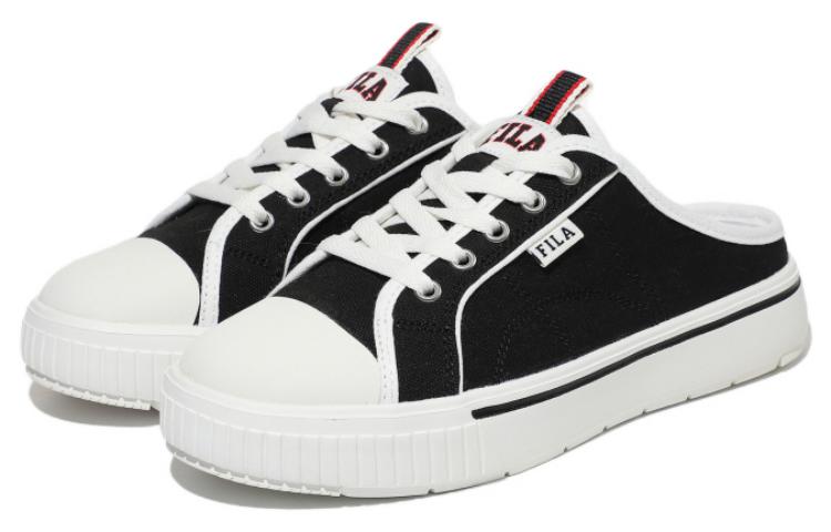 FILA Low Top One Pedal Skate Shoes Unisex Black Korean Version 1TM01782E_001