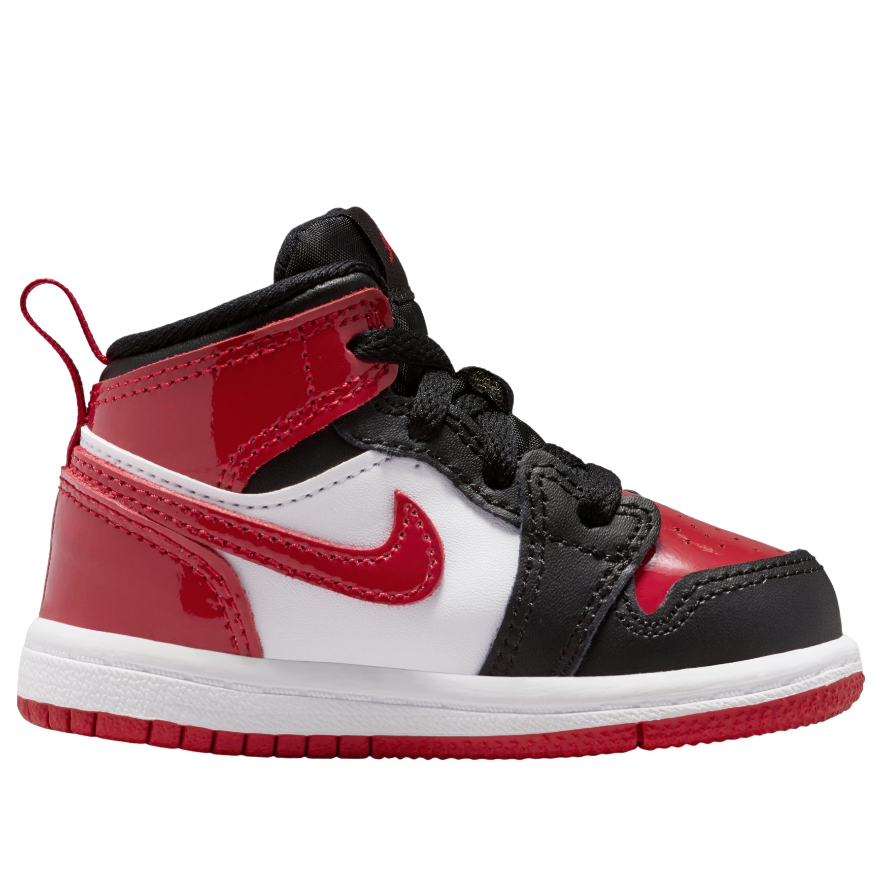 (TD) Air Jordan 1 Mid SE 'Patent Bred Toe' HV4729-006