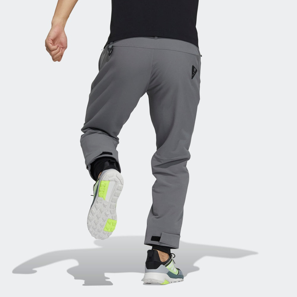 Men's adidas Solid Color Casual Outdoor Sports Pants/Trousers/Joggers Gray HI3844