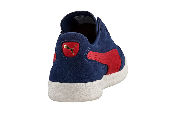 (WMNS) PUMA Liga Suede Low Running Shoes Blue/Red/White 365444-01