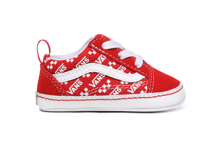 Vans Infant Logo Repeat Old Skool Crib Red VN0A4P3TW35