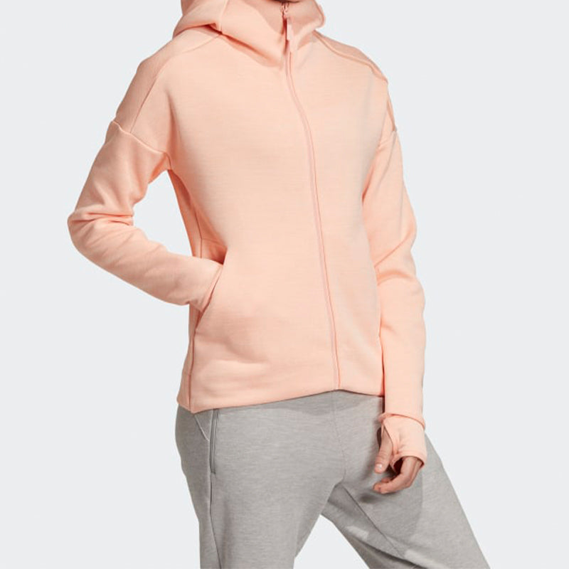 (WMNS) adidas Sports Hooded Coat Pink EK4323
