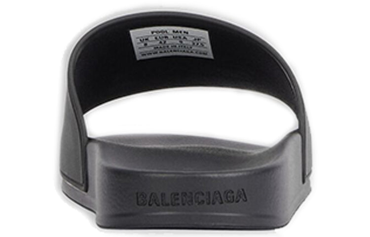 (WMNS) Balenciaga Pool Slides 'Black Glow' 656434W1S861073