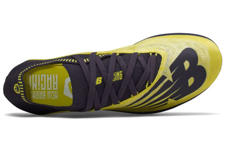 (WMNS) New Balance Xc5k v5 Track Spike 'Yellow Black' WXC5KYB5