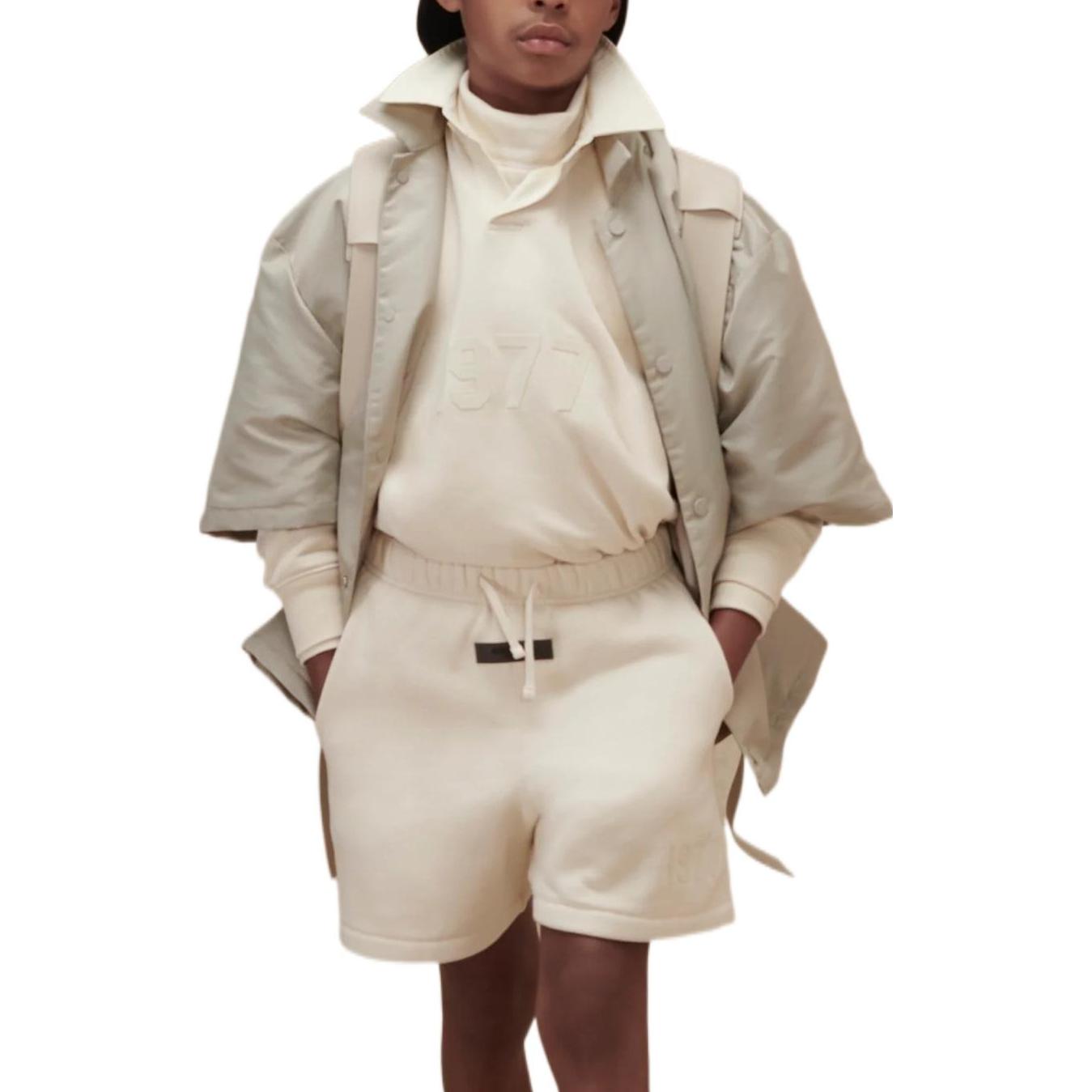 (PS) Fear of God Essentials FW22 Sweatshort 'Egg shell' FOG-FW22-422
