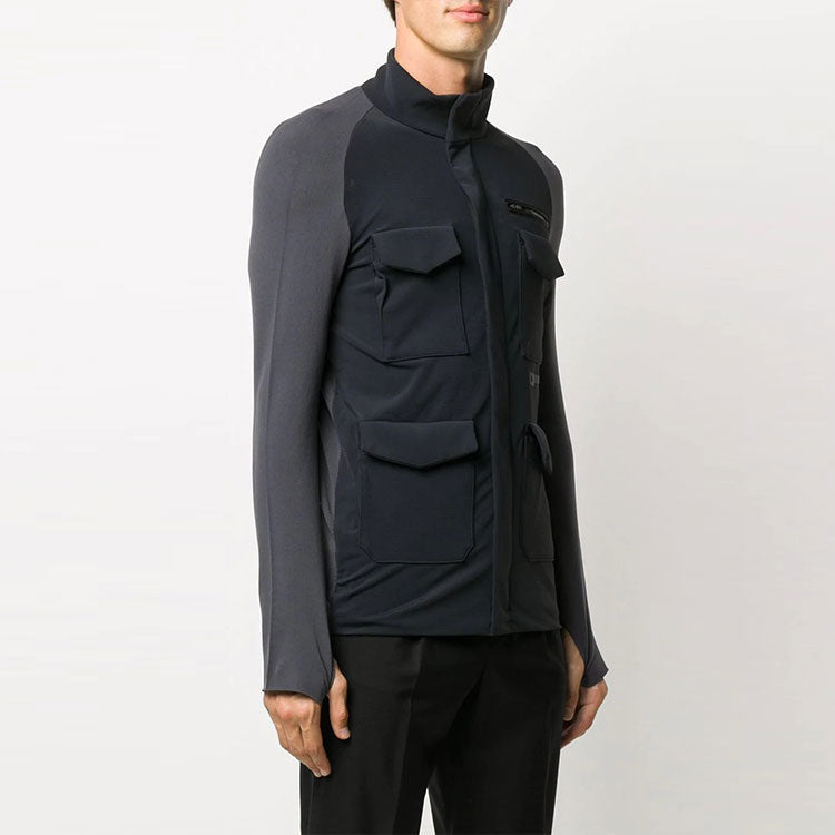 Off-White Logo Printing Thin and light Sports Jacket Slim Fit Version Black OMVL005I20KNI0010610