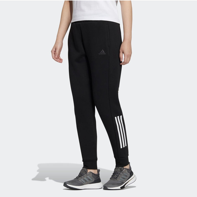 (WMNS) adidas Cny Pant Knit Limited Stripe Printing Bundle Feet Sports Pants/Trousers/Joggers Black HC2791