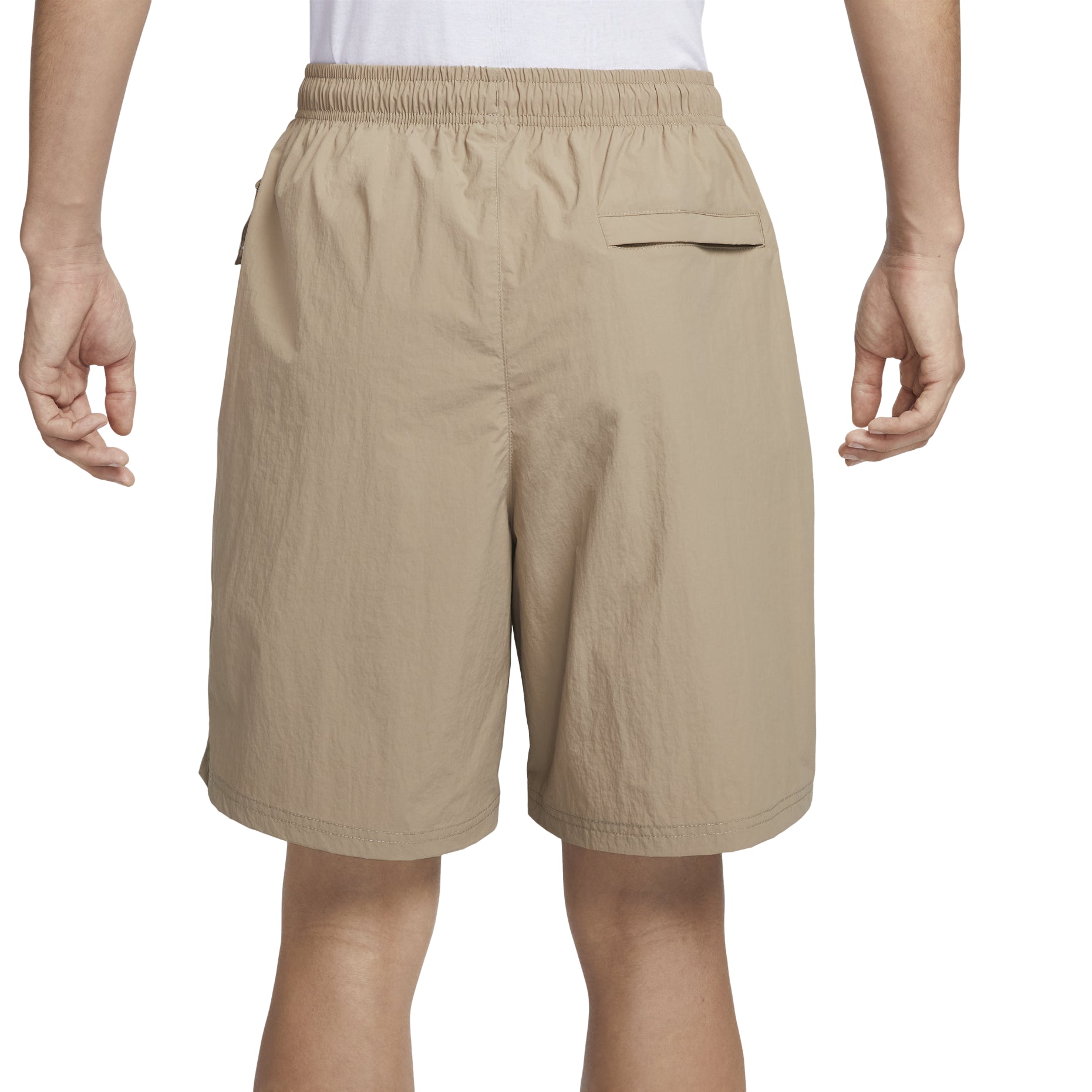 Nike Solo Swoosh Woven Shorts Asia Sizing 'Khaki' DX0750-247