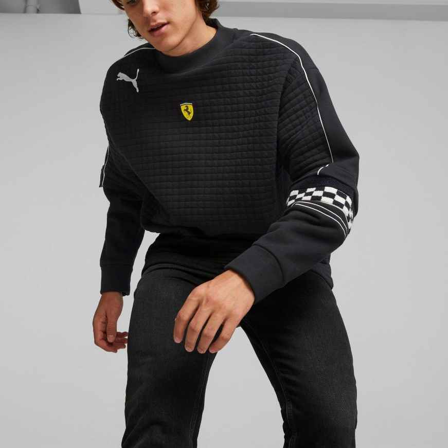 PUMA Ferrari Race Statement Sweatshirt 'Black' 535785-01