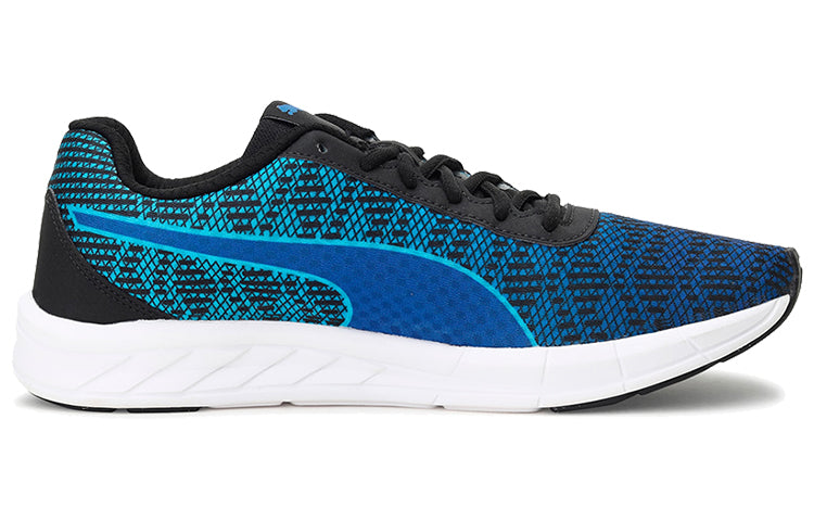 (WMNS) PUMA Comet Ipd Low Running Shoes Black/White/Blue 364763-05