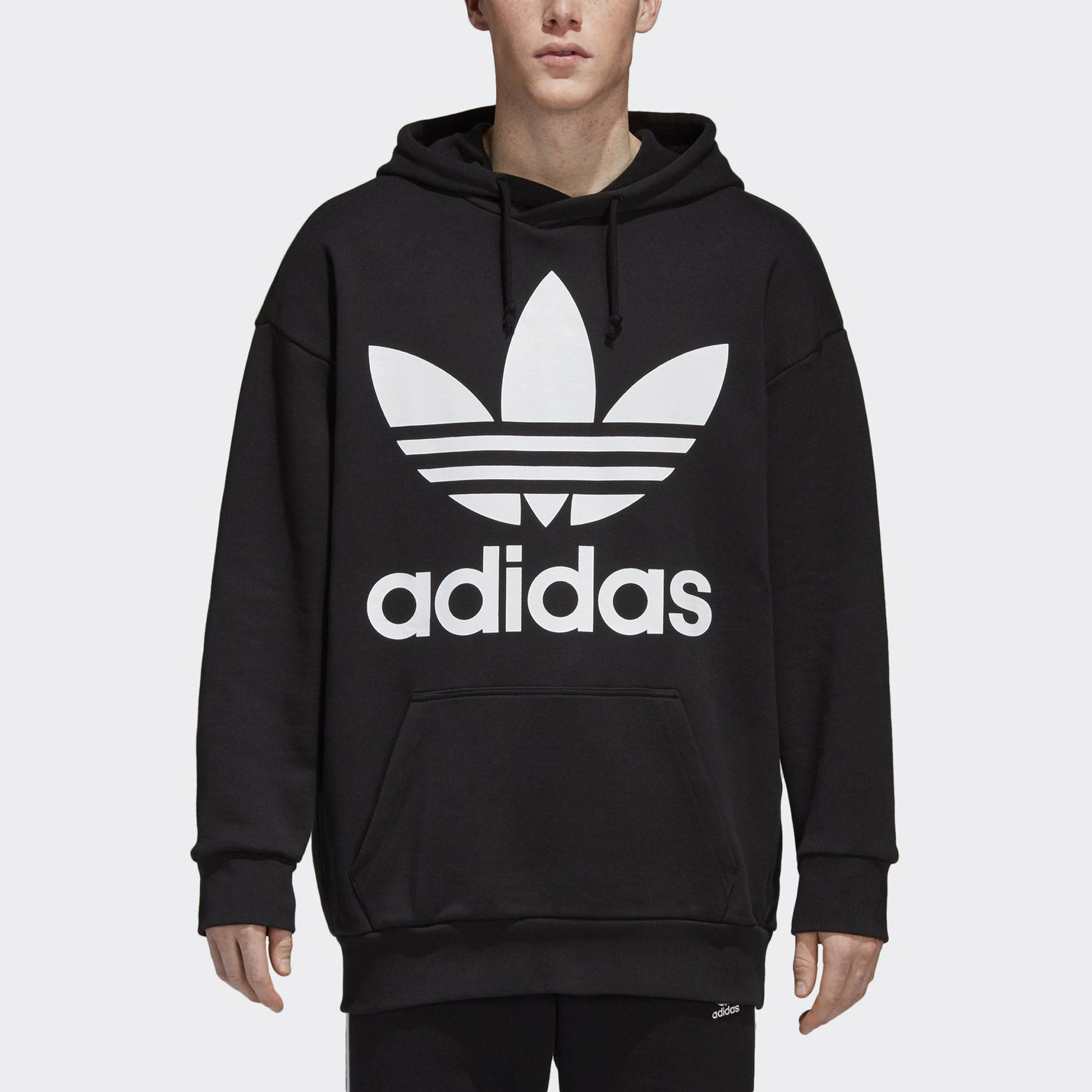 Men's adidas originals Tref Over Hood Black CW1246